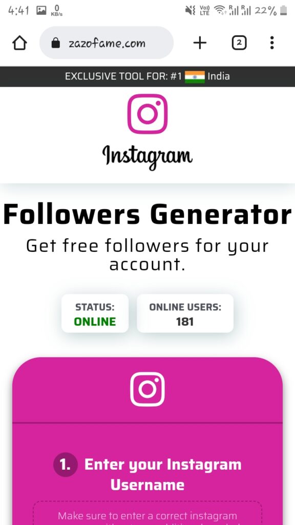 Zazo Fame : Instagram Auto Likes & Followers