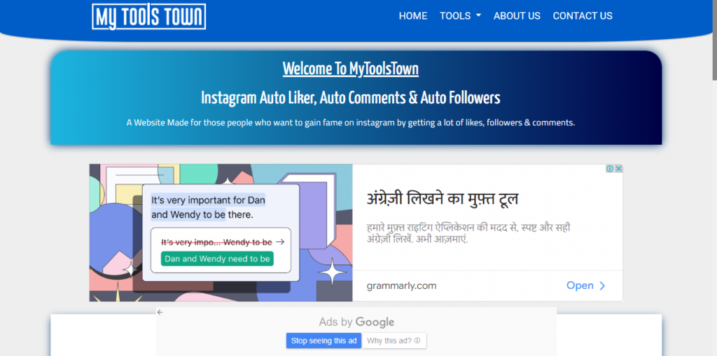My Tool Town : Free Real and Active Instagram Followers & Likes